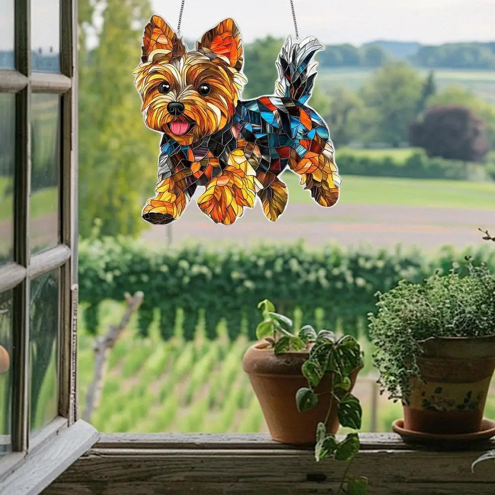 GiftšCatcher Wall Sign ā 2D Acrylic Window Hanging for Home, Room, and Garden Decor
