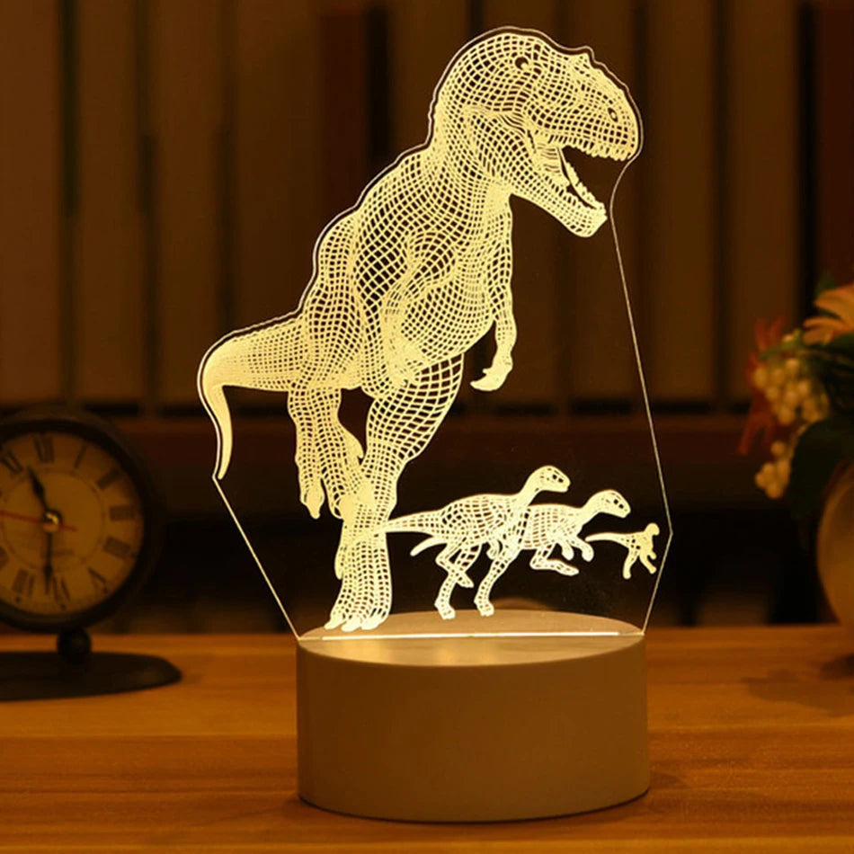 Gift🎁 3D Acrylic Lamp – Neon Sign Light, Xmas Christmas Home & Bedroom Decor, Birthday Gift