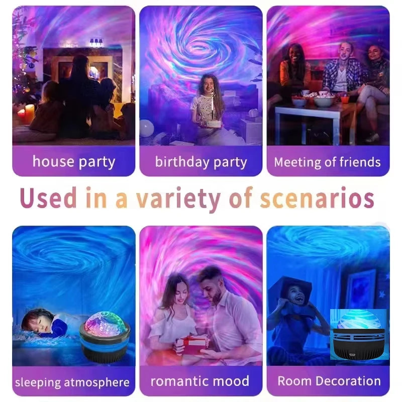 LED Galaxy Projector Light – Colorful Galaxy Sky Projector for Bedroom & Home Decor