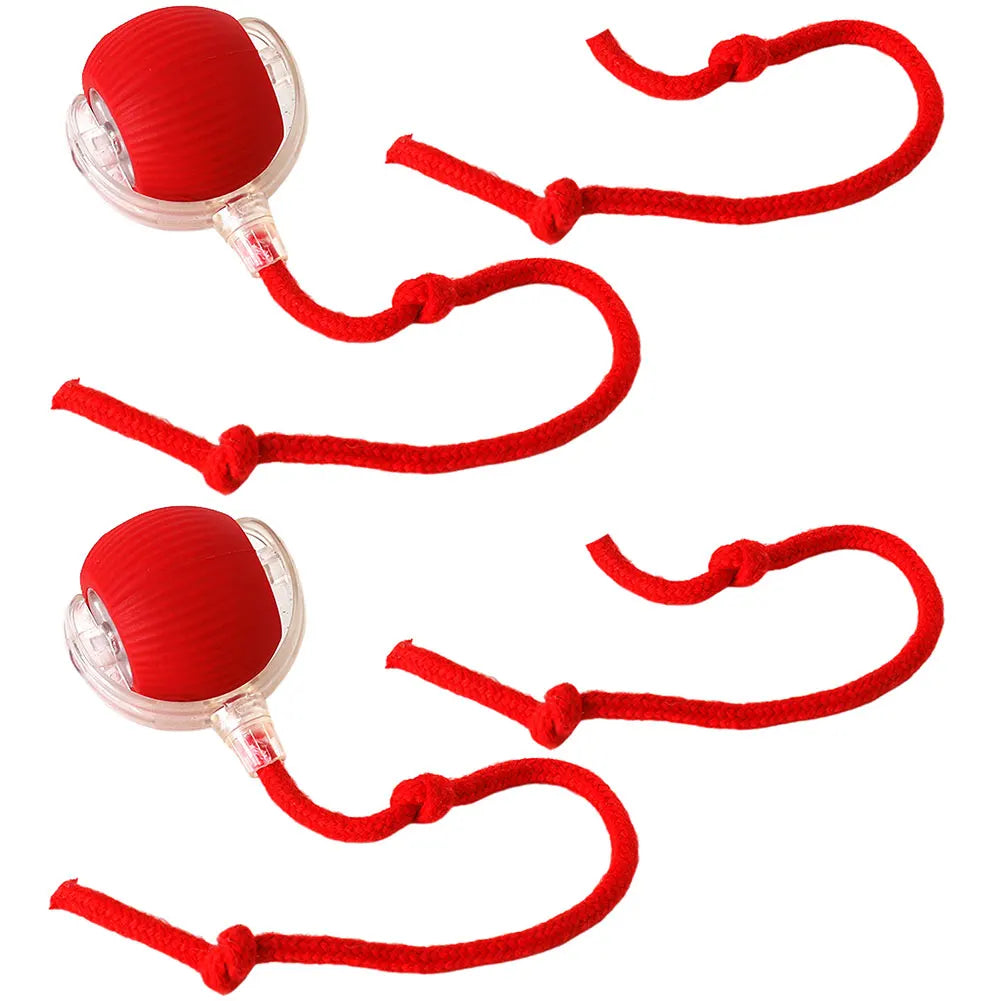 Interactive Cat Toy Ball – Automatic Rolling with Faux Tail, USB Rechargeable
