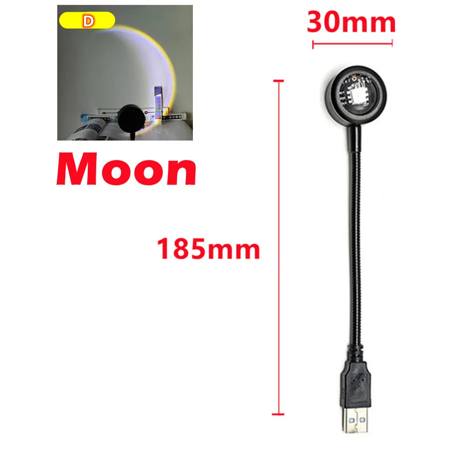 Lamp Projector Home Decor Night Light – LED Night Light for Bedroom & Living Room