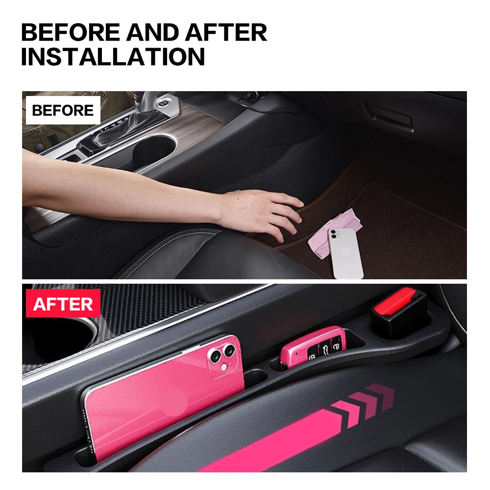 Hot Sale🎁2pcs Car Seat Gap Filler – Interior Crevice Filler for Auto Accessories & Decoration