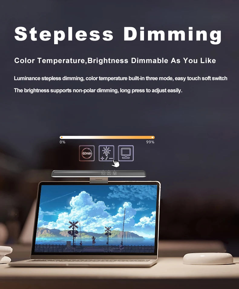 LED Computer Monitor Light Bar For Learning/Reading/Work Eye Protection Lamp