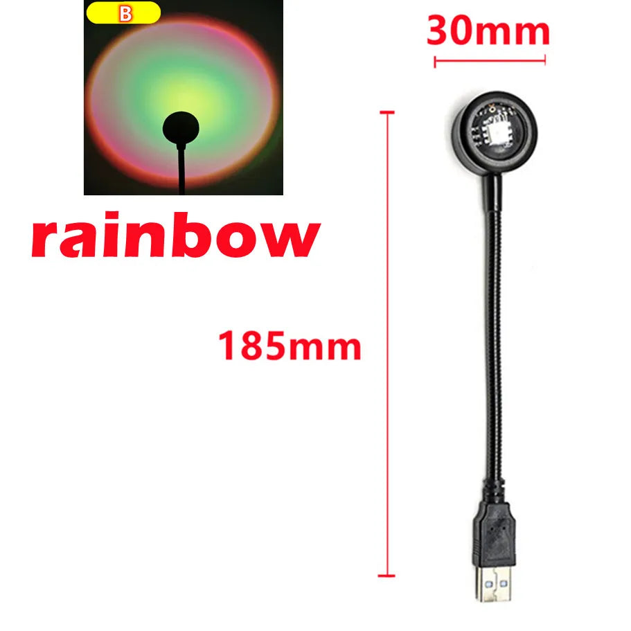 Lamp Projector Home Decor Night Light – LED Night Light for Bedroom & Living Room
