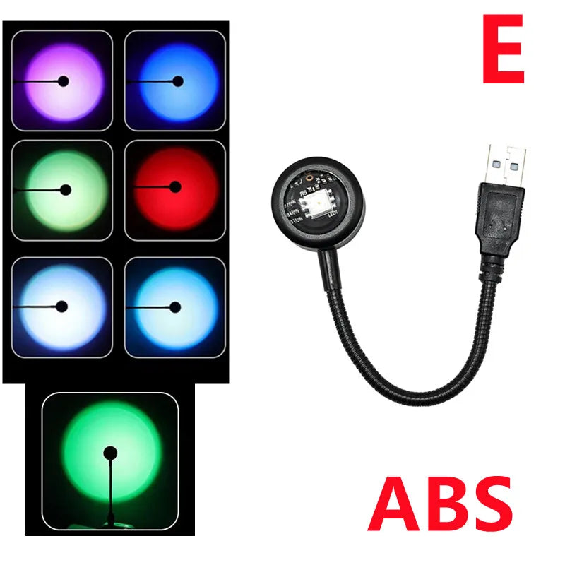 Lamp Projector Home Decor Night Light – LED Night Light for Bedroom & Living Room