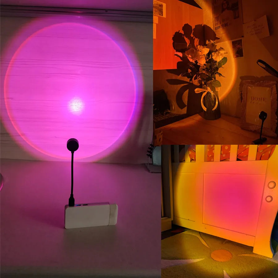 Lamp Projector Home Decor Night Light – LED Night Light for Bedroom & Living Room