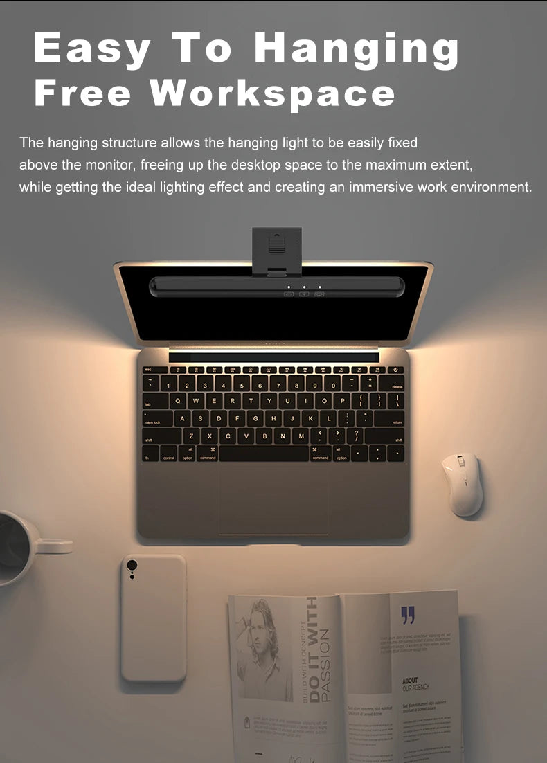 LED Computer Monitor Light Bar For Learning/Reading/Work Eye Protection Lamp