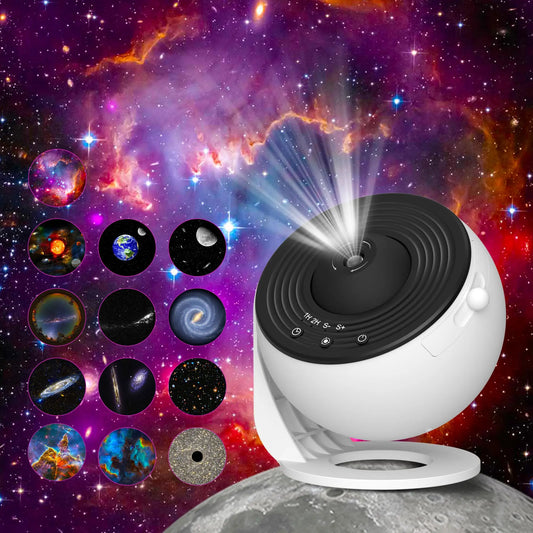Night Light Galaxy Projector – 360° Rotating Starry Sky Projector for Bedroom & Home Decor