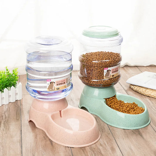 Pet Feeder & Water Dispenser for Small Dogs & Cats – Large Capacity