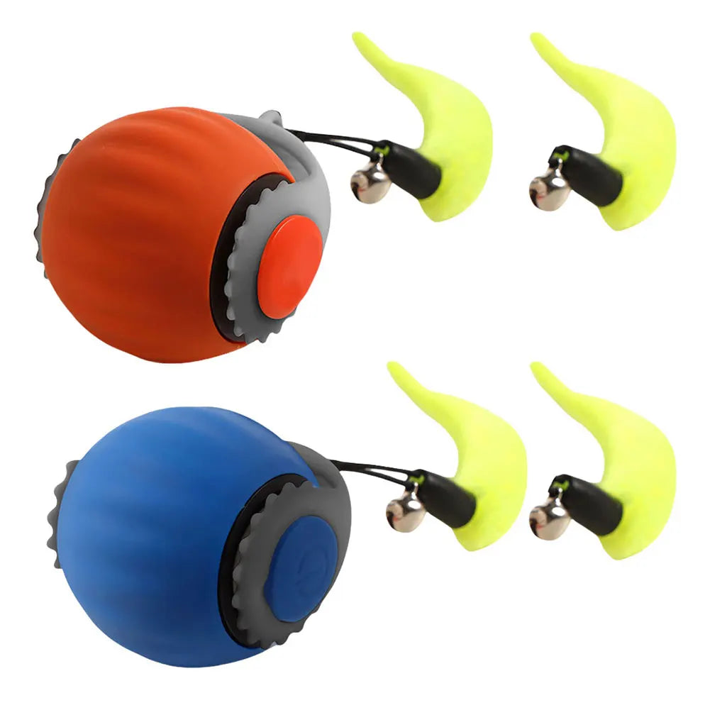Interactive Cat Toy Ball – Automatic Rolling with Faux Tail, USB Rechargeable